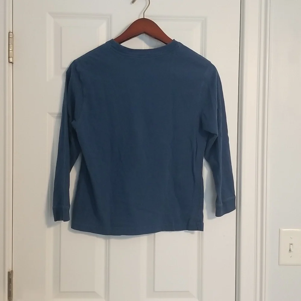 Old Navy Classic Blue Long Sleeve Tee, Large